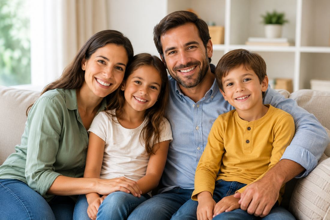 Familia asesorada por Cobertura Salud